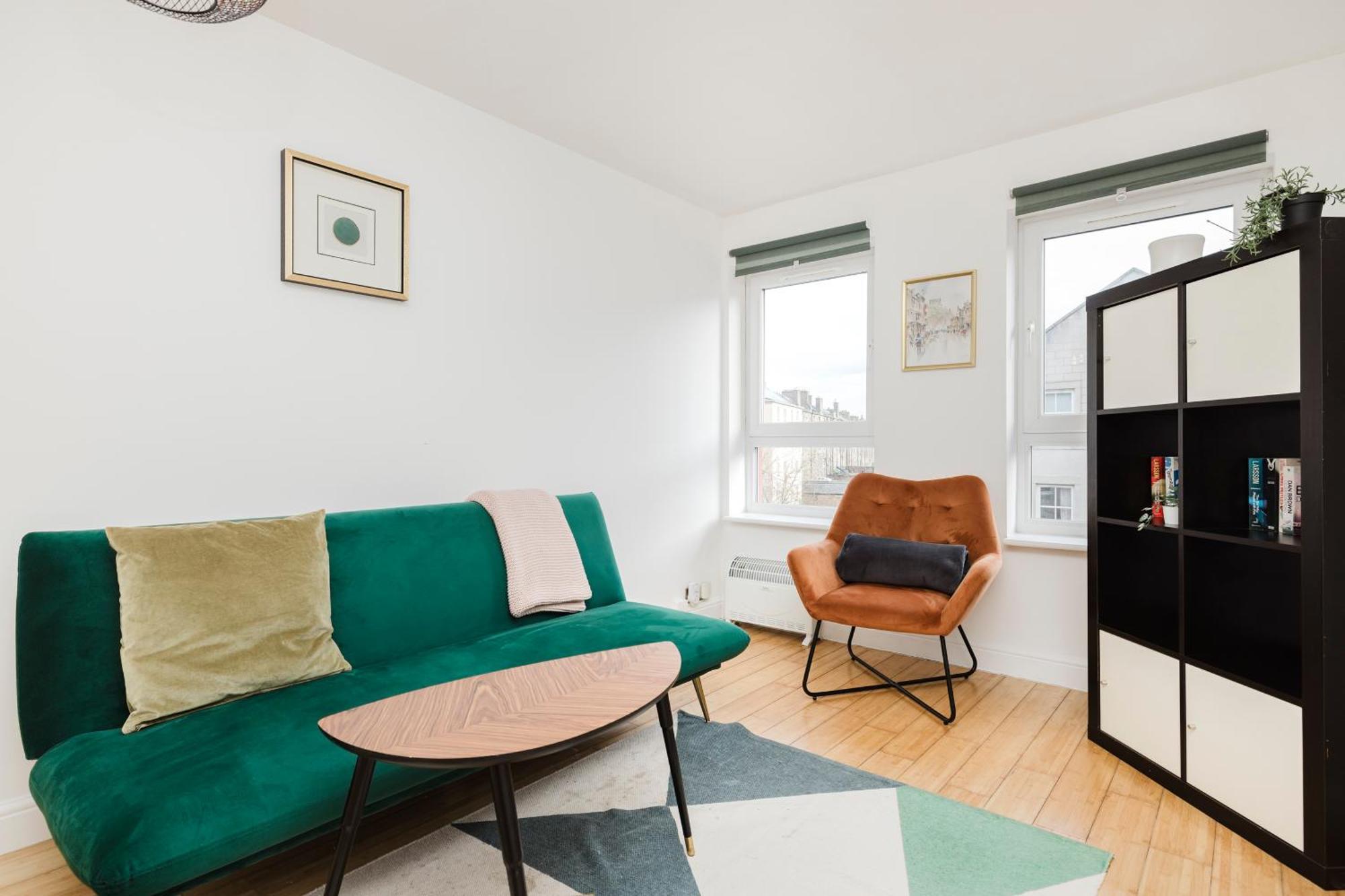 شقة Joivy Welcoming Flat Near Park إدنبرة المظهر الخارجي الصورة